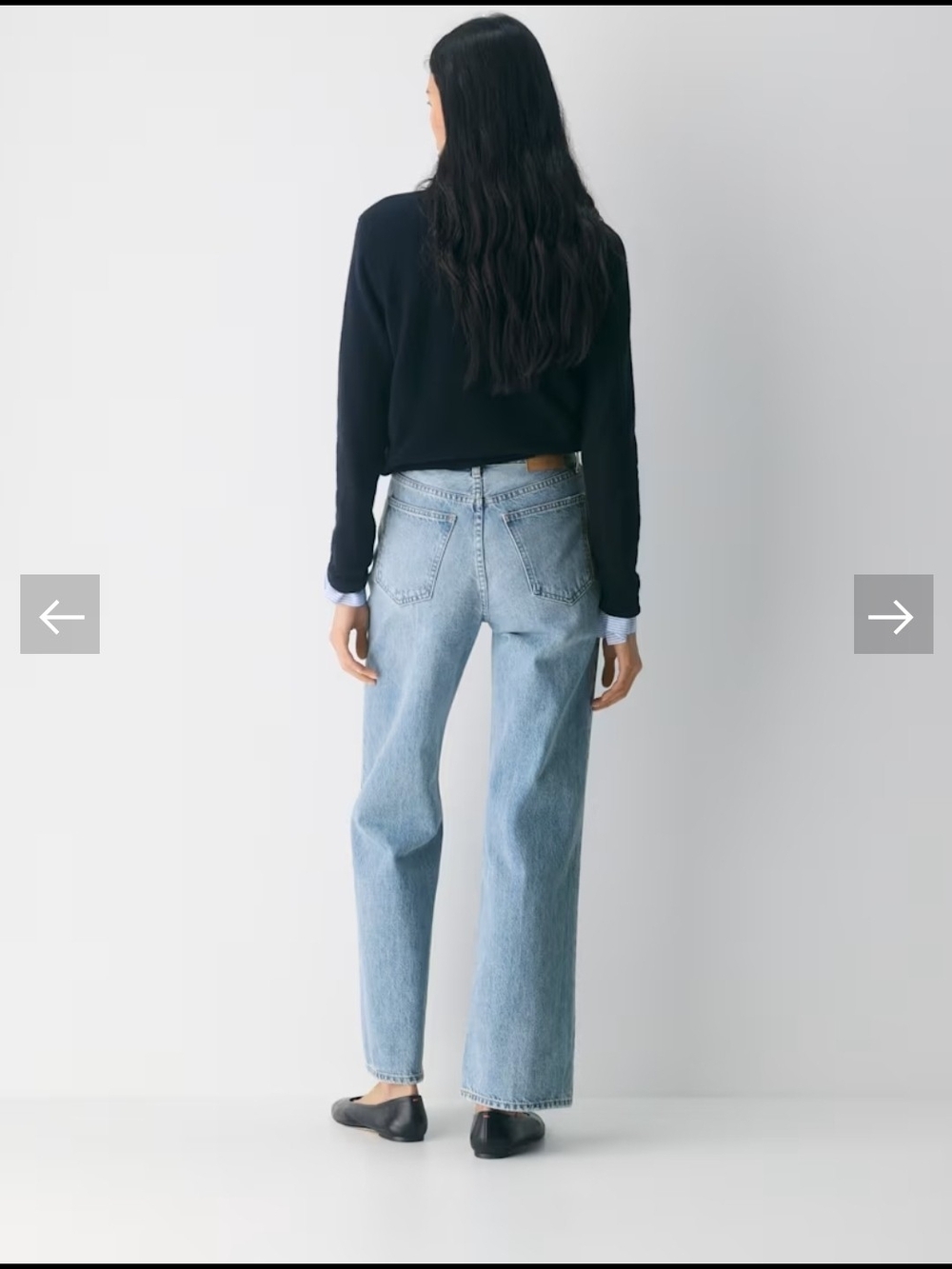 Aritzia's Denim Forum The Farrah Hi-Rise Wide | Blue Denim | Size 29 - Picture 4 of 11
